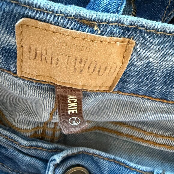 Driftwood Jackie Floral Embroidered Mid-rise Skinny Jeans Blue Denim Size 29 - Picture 11 of 11